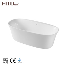 Cupc Approved White Acrylic Soaking Custom Size Bathroom Bath Tub Free Standing Bathtub